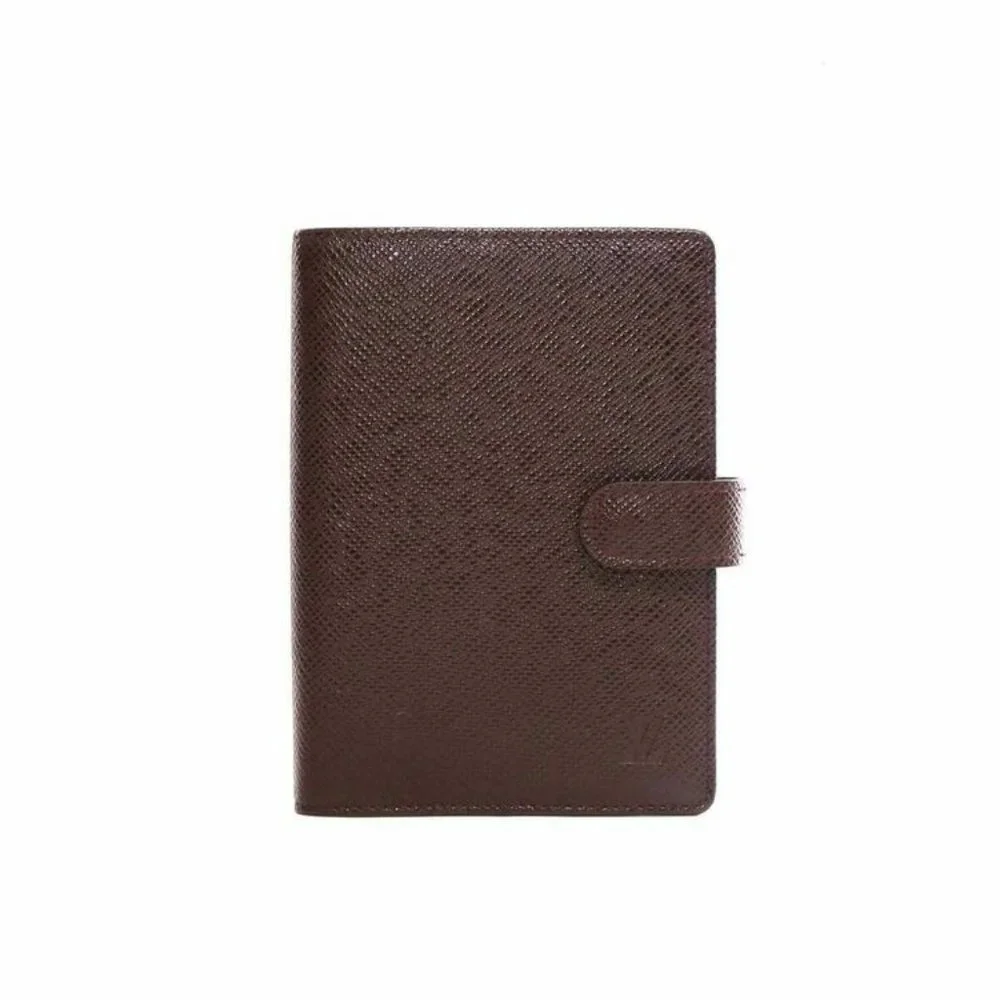 Authentic Louis Vuitton Agenda Functionnel MM Taiga leather
